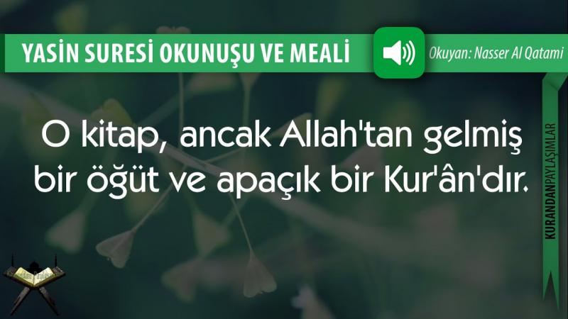 Yasin Suresi Meali